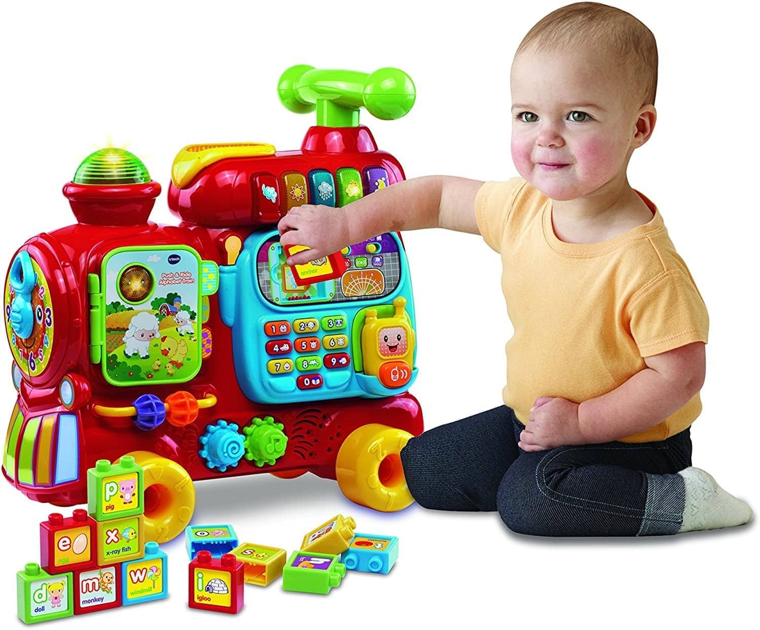 Vtech - Baby Push & Ride Alphabet Train Multi Vtech - Image 3