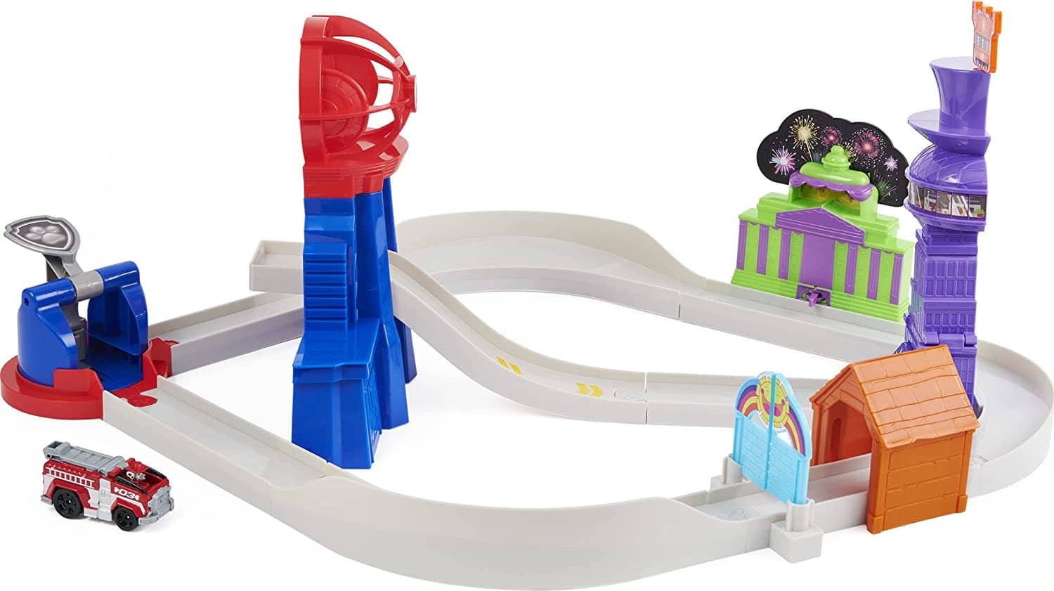 Paw Patrol - The Movie True Metal Total City Rescue Track Set