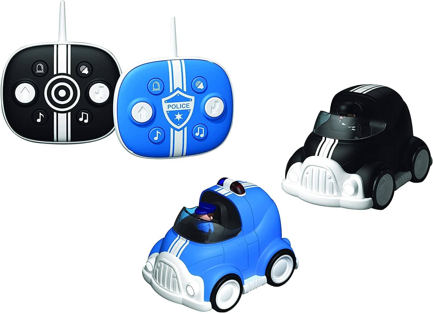 Remote Control Cars With Lights & Sound - 2 Car Pack - Sharper Image