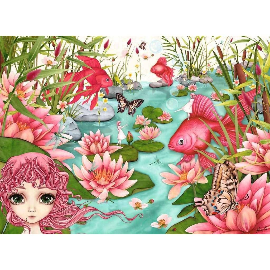 Ravensburger - Minu's Pond Daydream Jigsaw Puzzle 500 Pieces - Image 2