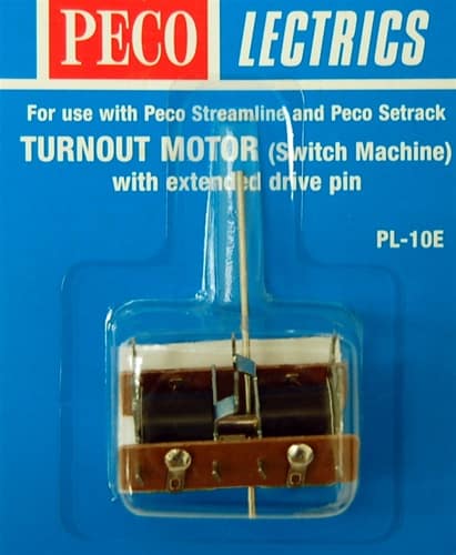 PECO PL10E POINT MOTOR EXTENDED PIN
