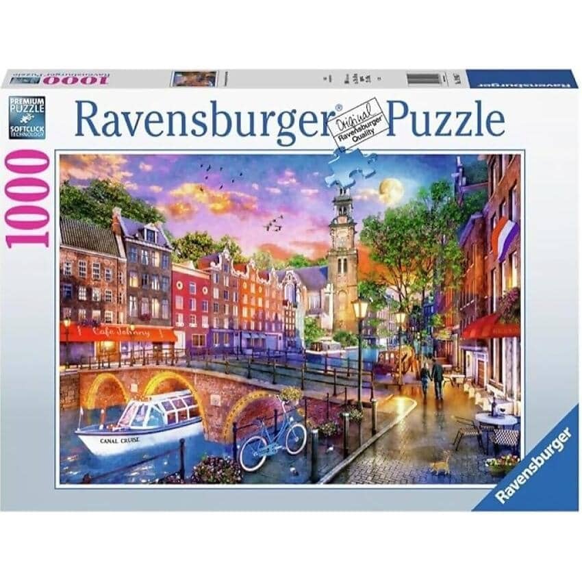 Ravensburger - Sunset In Amsterdam Jigsaw Puzzle 1000 Pieces
