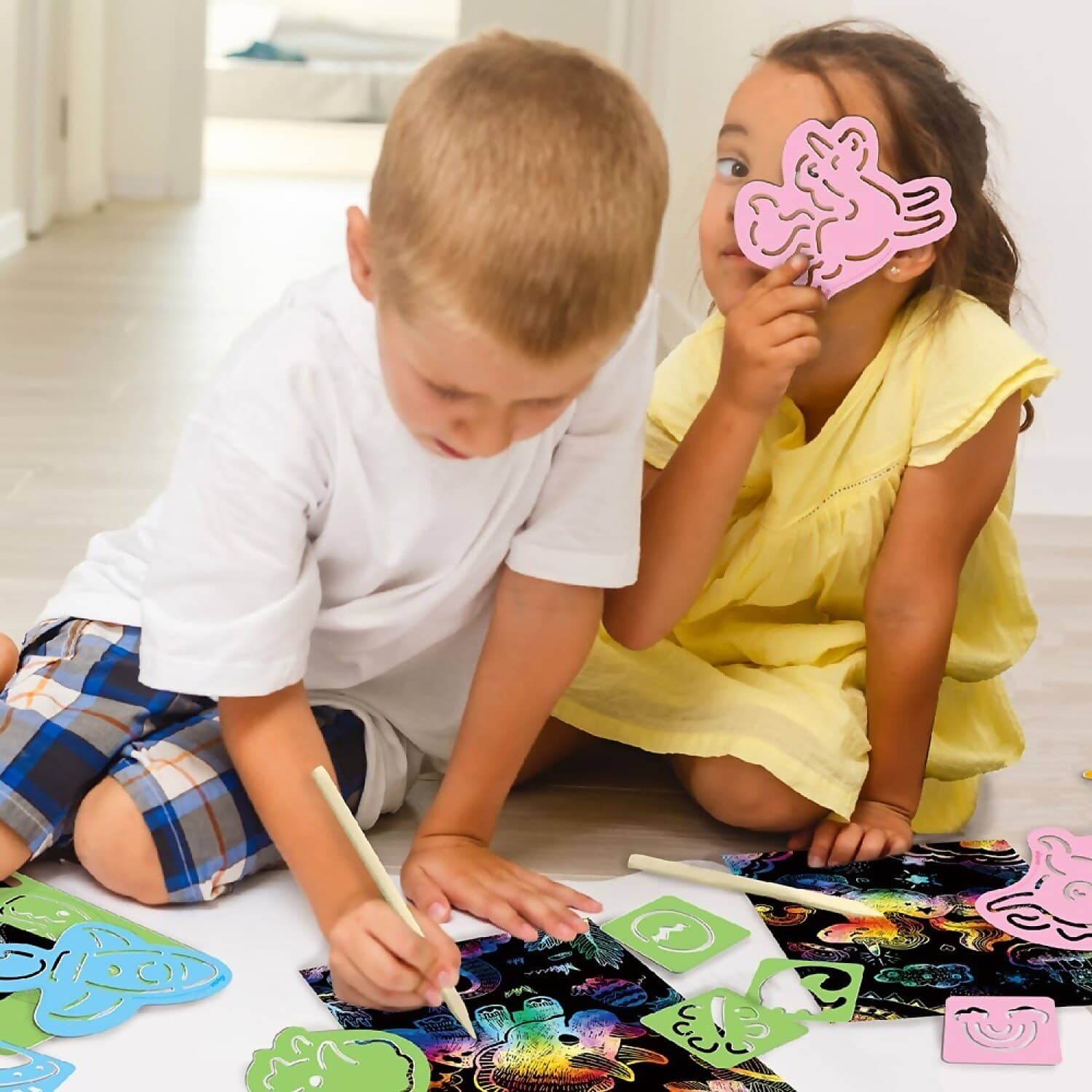 Avenir - Scratch & Stencil Dinos - Johnco - Image 3