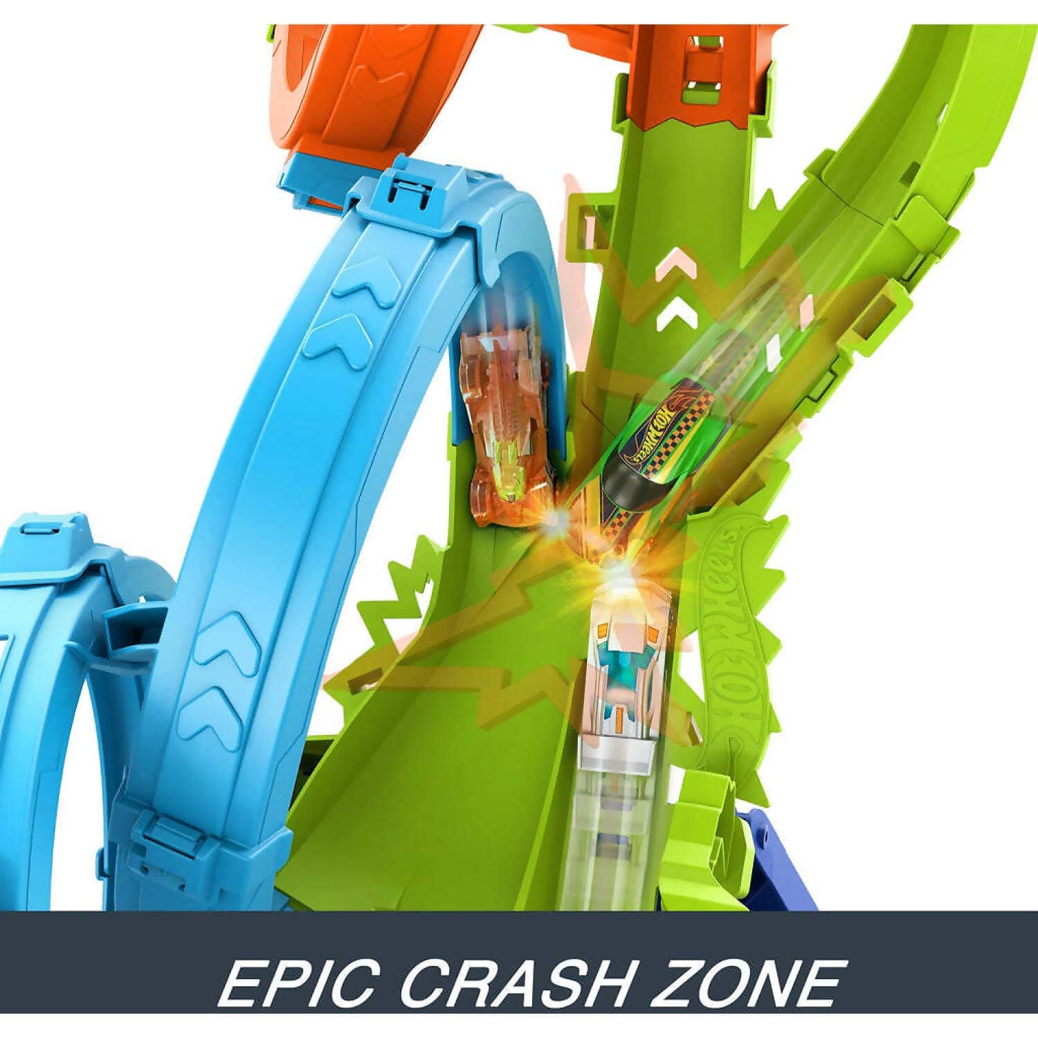 Hot Wheels - Action 4 Loop Crashout Trackset - Mattel - Image 5