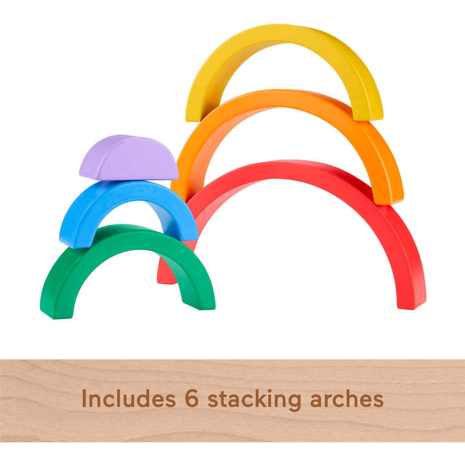 Fisher-price - Wooden Stacking Rainbow - Mattel - Image 6