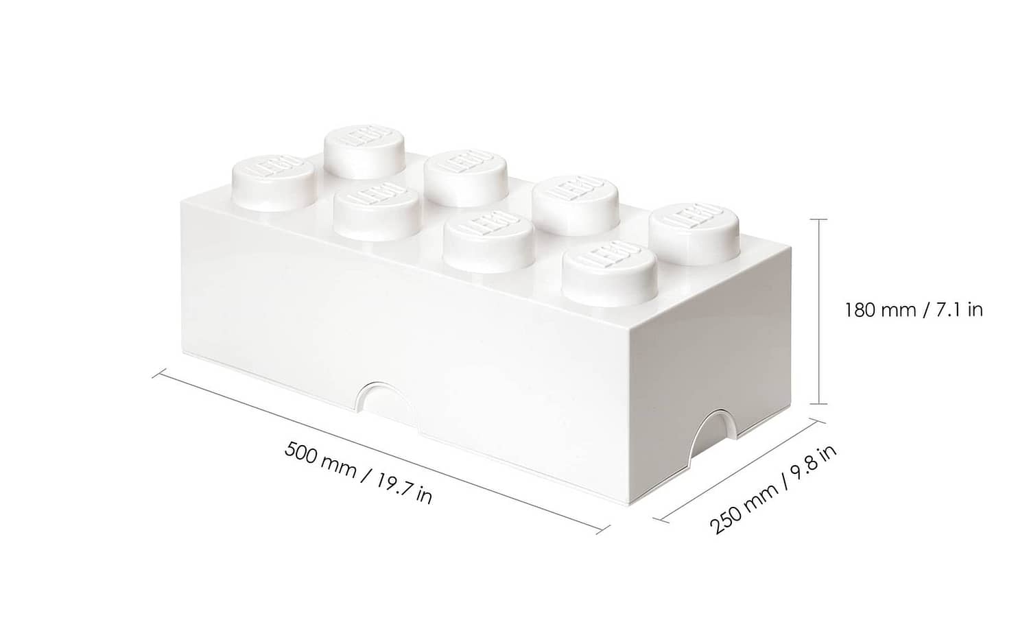 LEGO Storage Brick 8 White 4004 - Room Copenhagen - Image 3