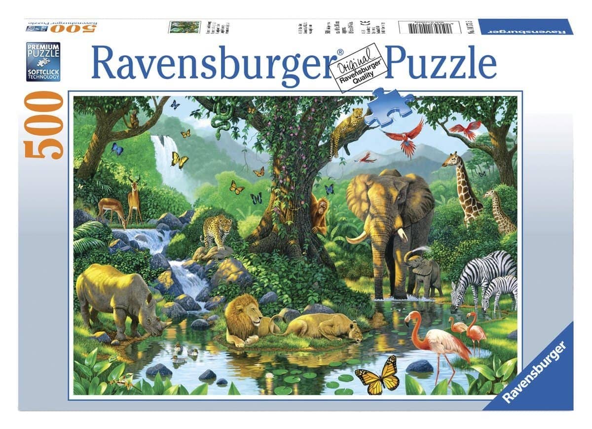 Ravensburger - Harmony In The Jungle 500 Pieces Jigsaw Puzzle