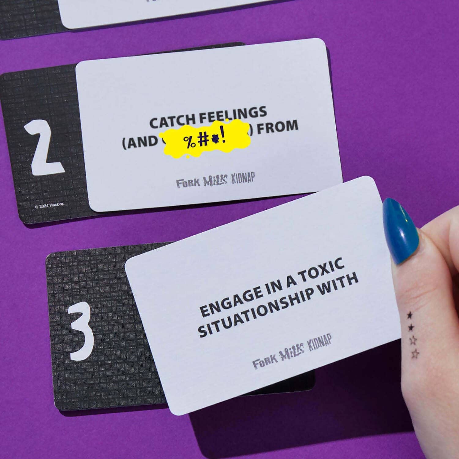 Hasbro Gaming - Fork Milk Kidnap Card Game - Image 4