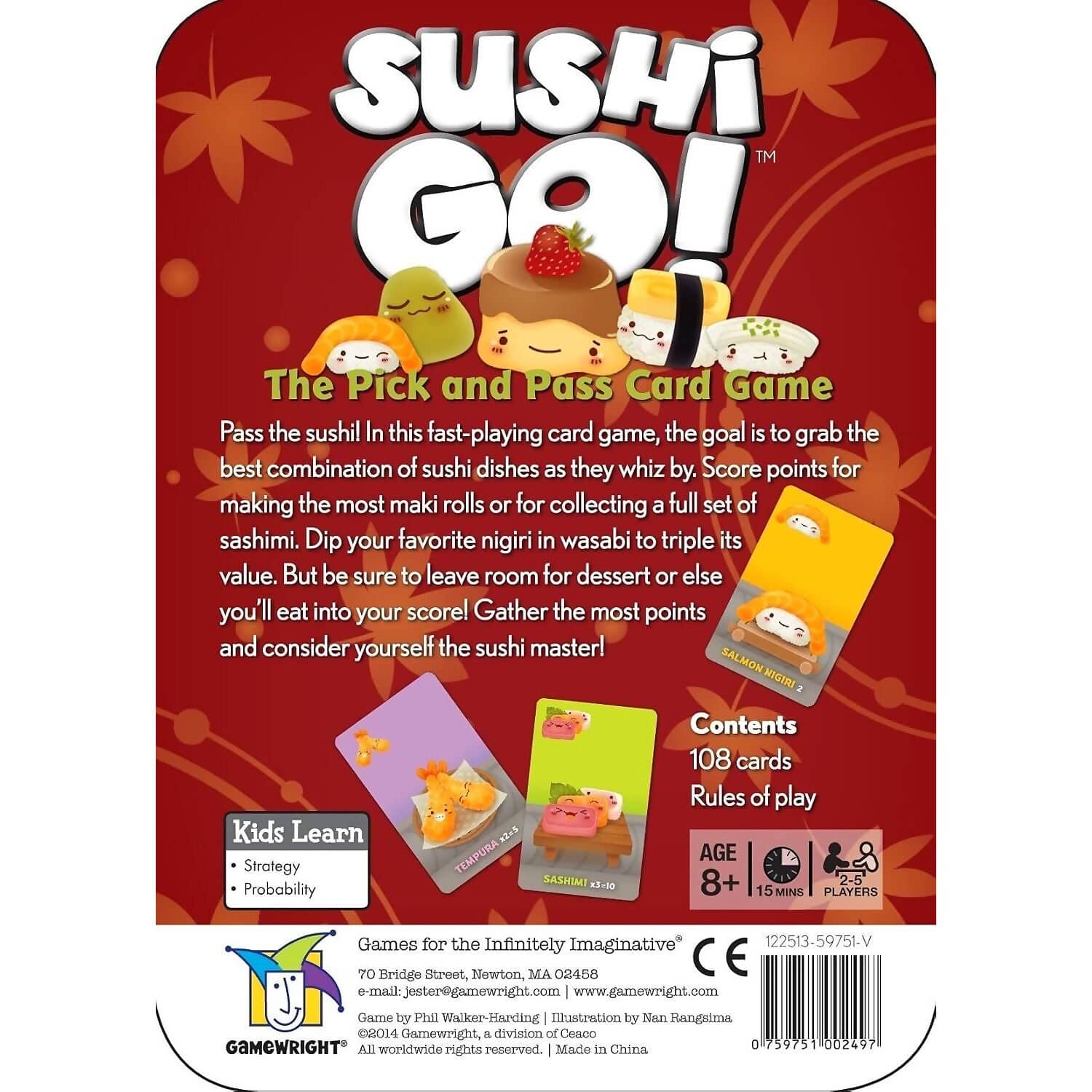 Gamewright - Sushi Go! Pick And Pass Card Game In Tin - Image 3
