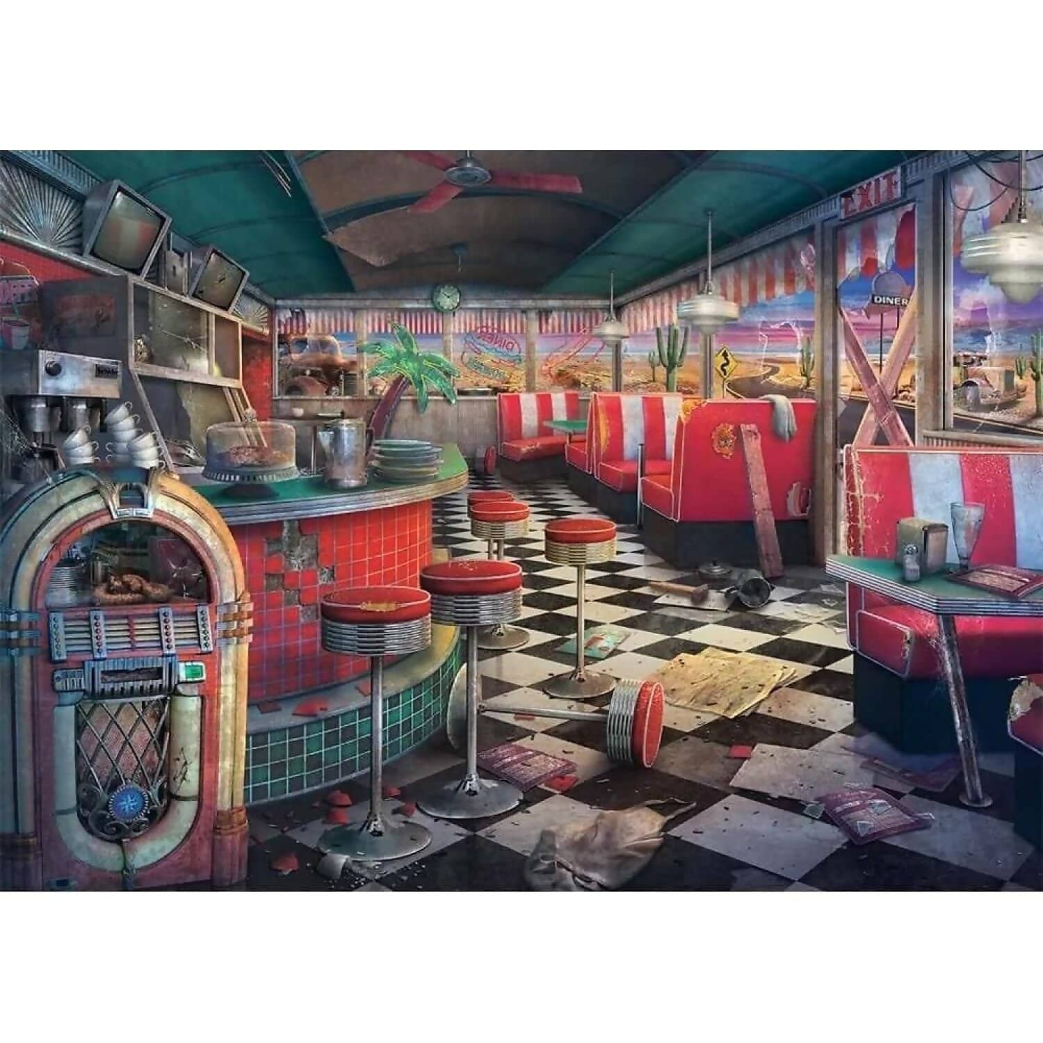 Ravensburger - Decaying Diner Jigsaw Puzzle 1000 Pieces - Image 2