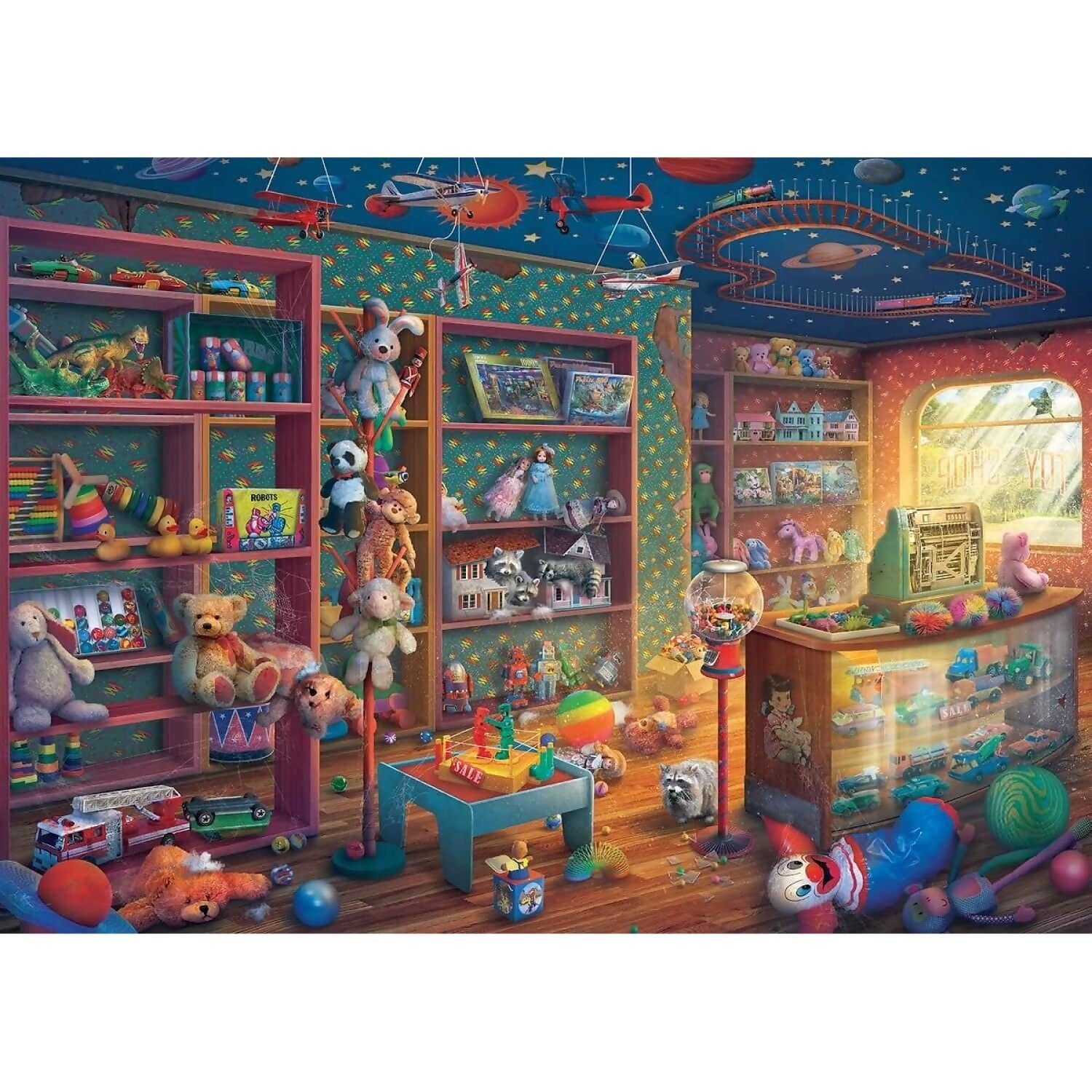 Ravensburger - Abandoned Places Tattered Toy Store Jigsaw Puzzle 1000 Pieces - Image 2