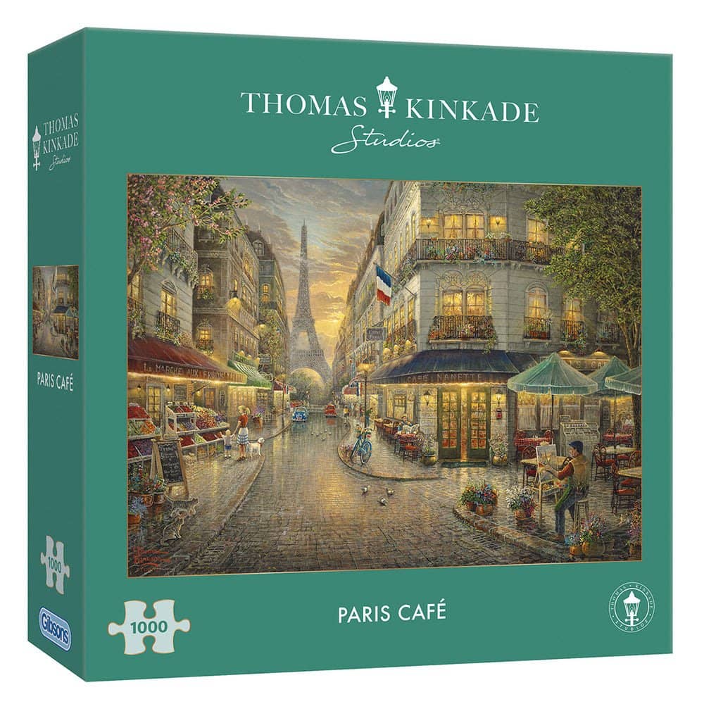 Gibsons - Thomas Kinkade Paris Cafe - Jigsaw Puzzle 1000 Pieces