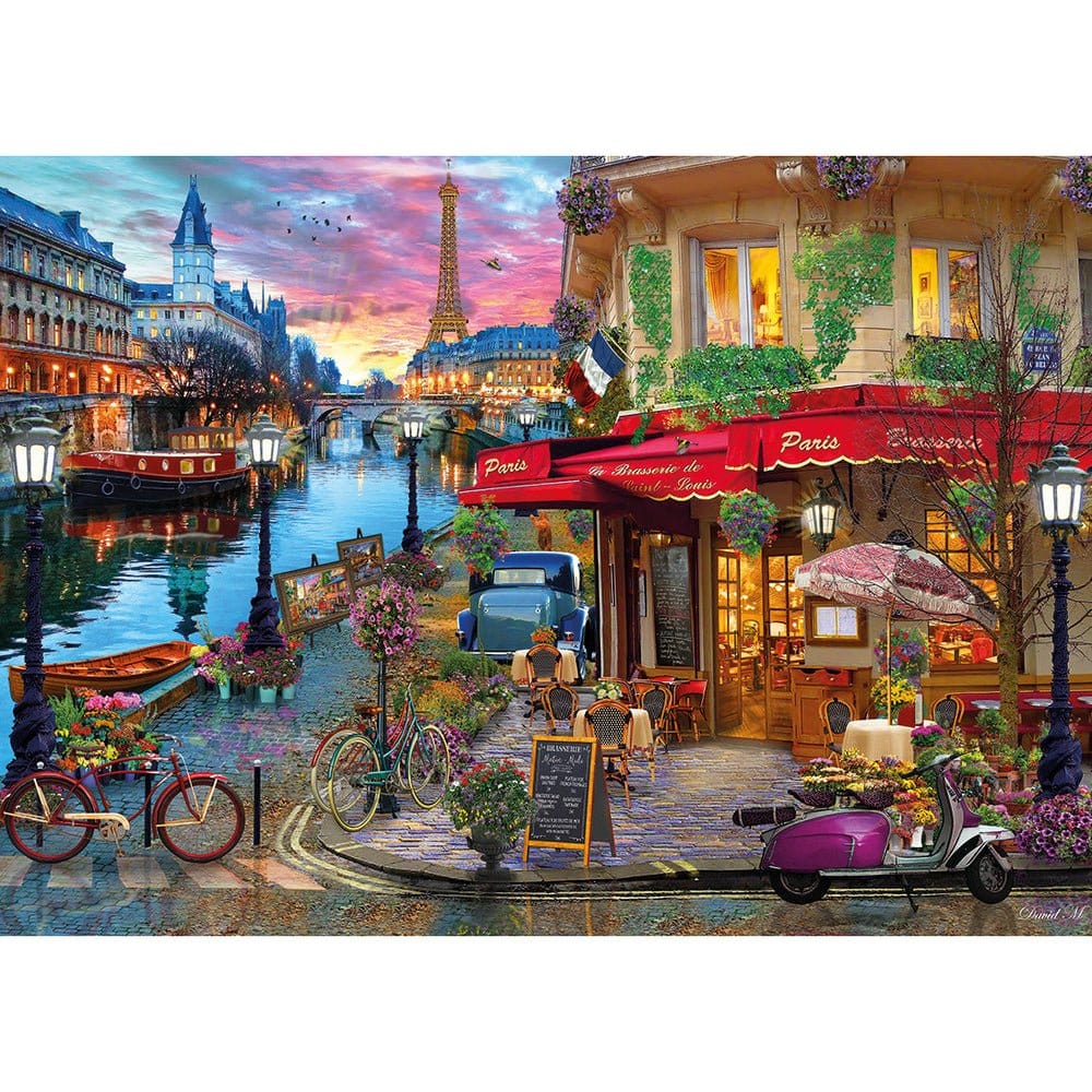 Gibsons - Sunset On The Seine - Jigsaw Puzzle 1000 Pieces - Image 2