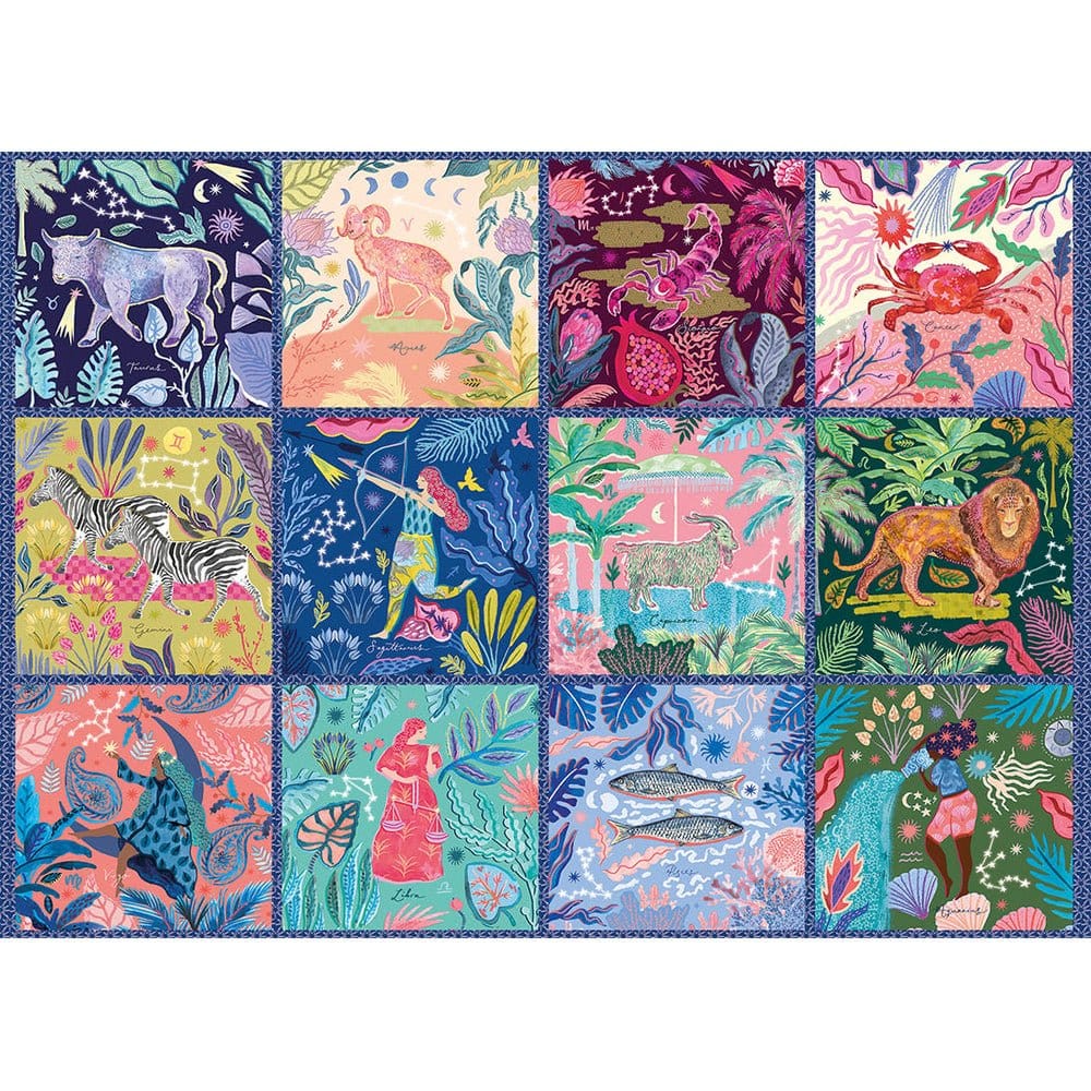 Gibsons - Zodiac Jungle - Jigsaw Puzzle 1000 Pieces - Image 2