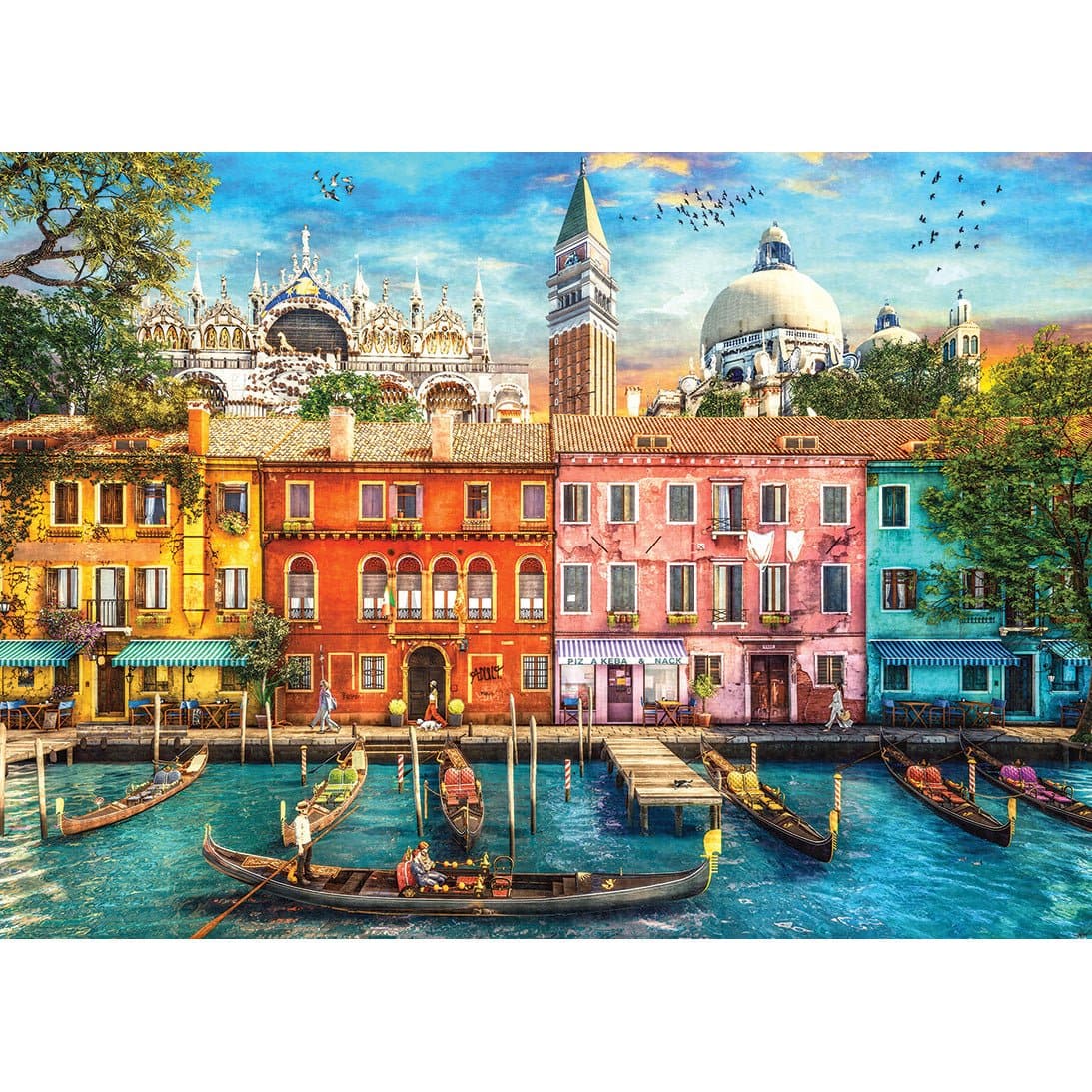 Gibsons - Colours Of Venice Jigsaw Puzzle 1000 Pieces - Image 2