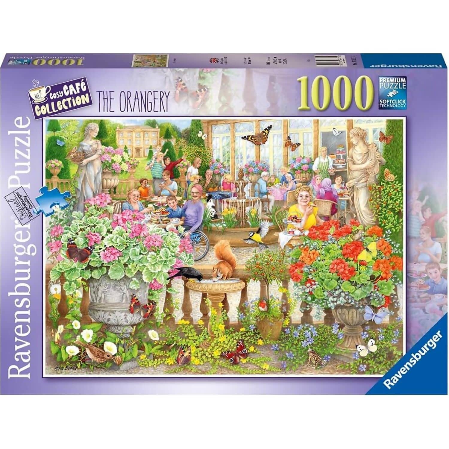 Ravensburger - Cozy Cafe Collection The Orangery Jigsaw Puzzle 1000 Pieces