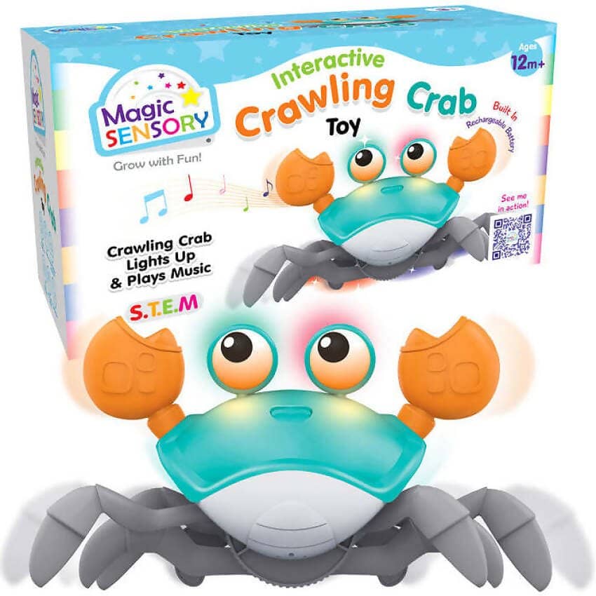 Magic Sensory - Blue Interactive Crawling Crab - Image 7