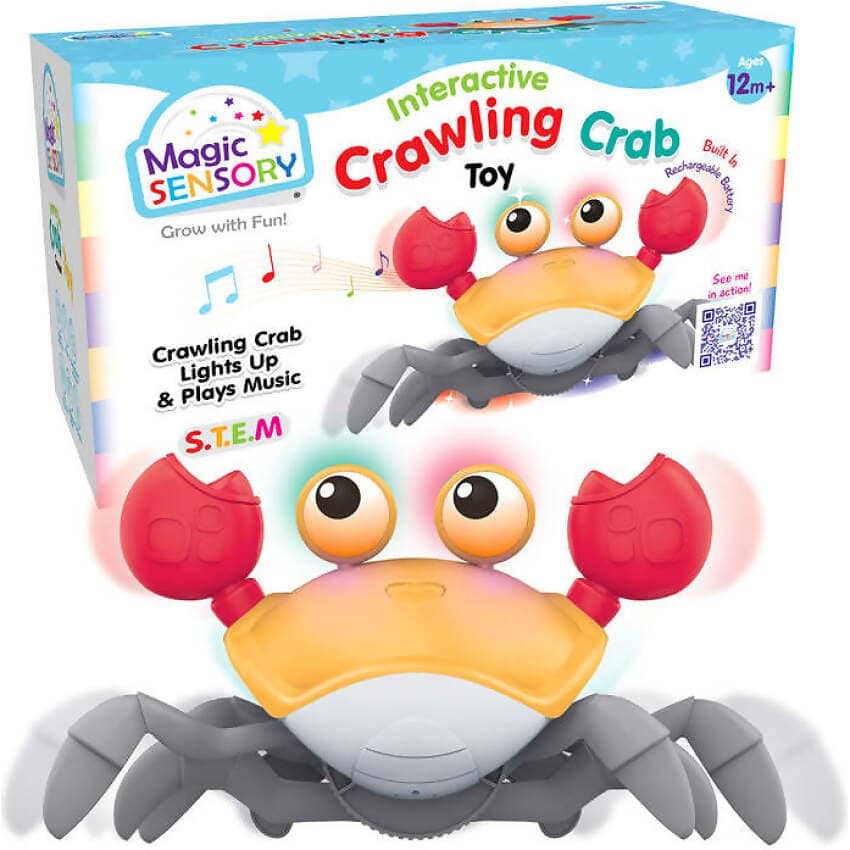 Magic Sensory - Orange Interactive Crawling Crab - Image 8