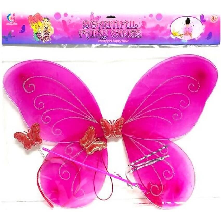 Rp Dean - Beautiful Fairy Wings With Wand And Hairband