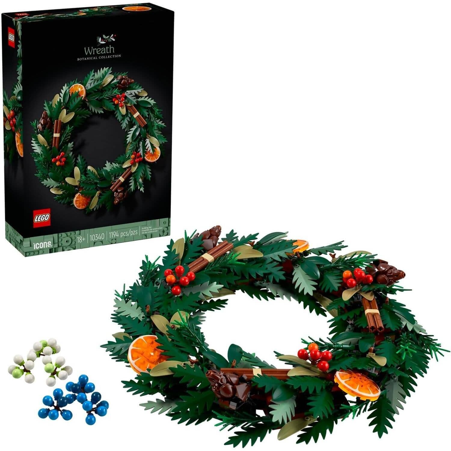 LEGO 10340 Wreath - Icons