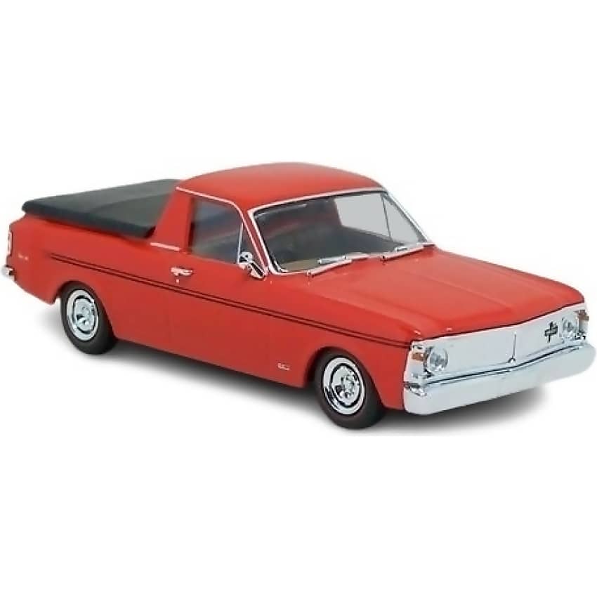 DDA Collectibles 1:43 Scale - 1971 XY Ford Falcon Ute Vermillion Fire - Diecast Model