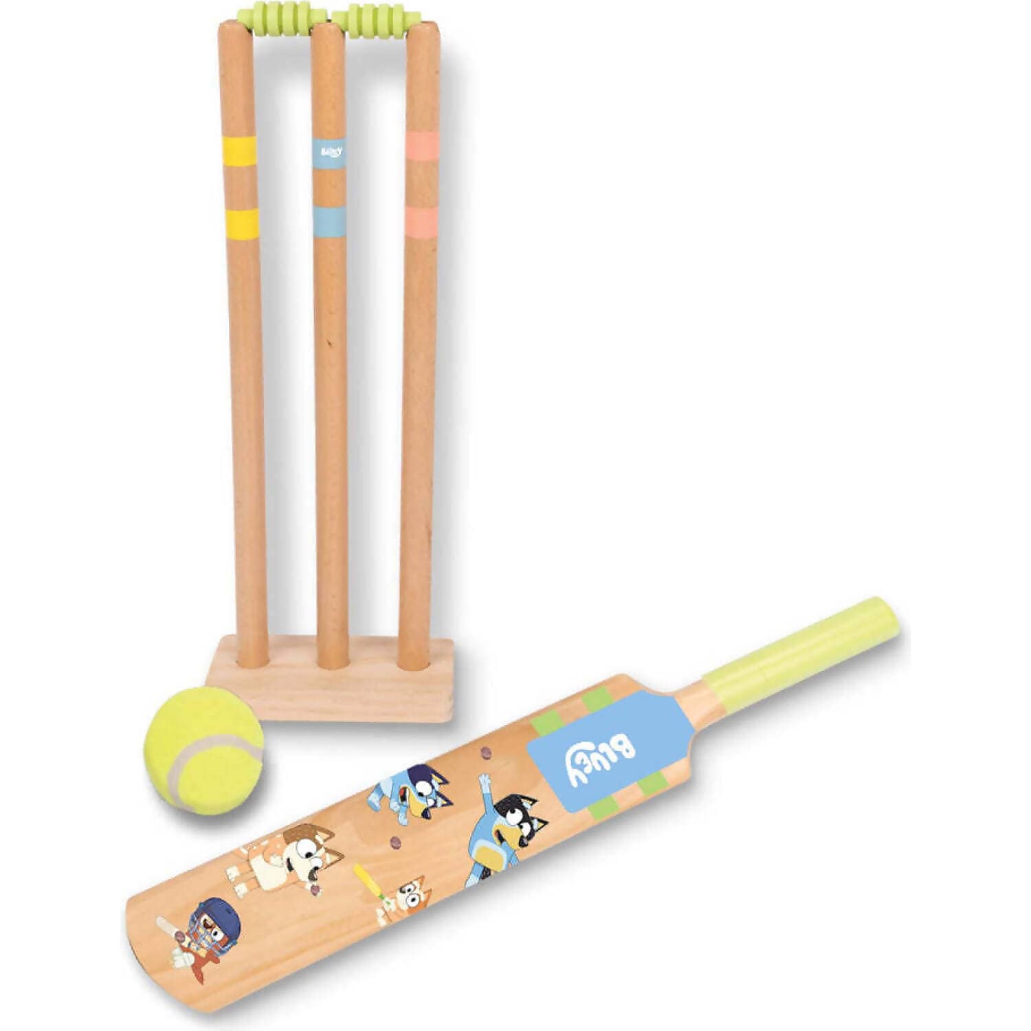 Bluey - Wooden Cricket Set - Jasnor - Image 2