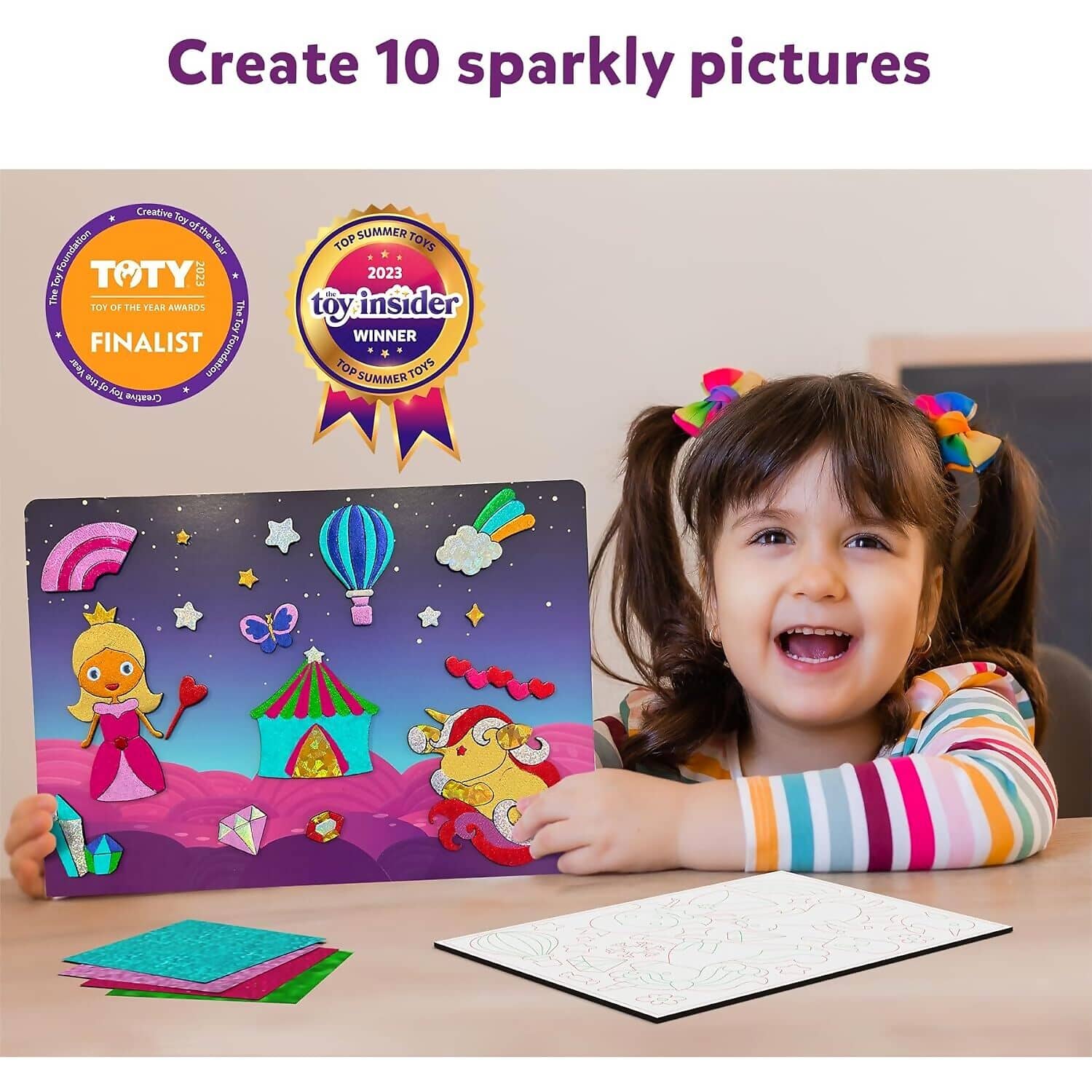 Skillmatics - Foil Fun: Unicorn & Princess No Mess Art Kit - Image 2