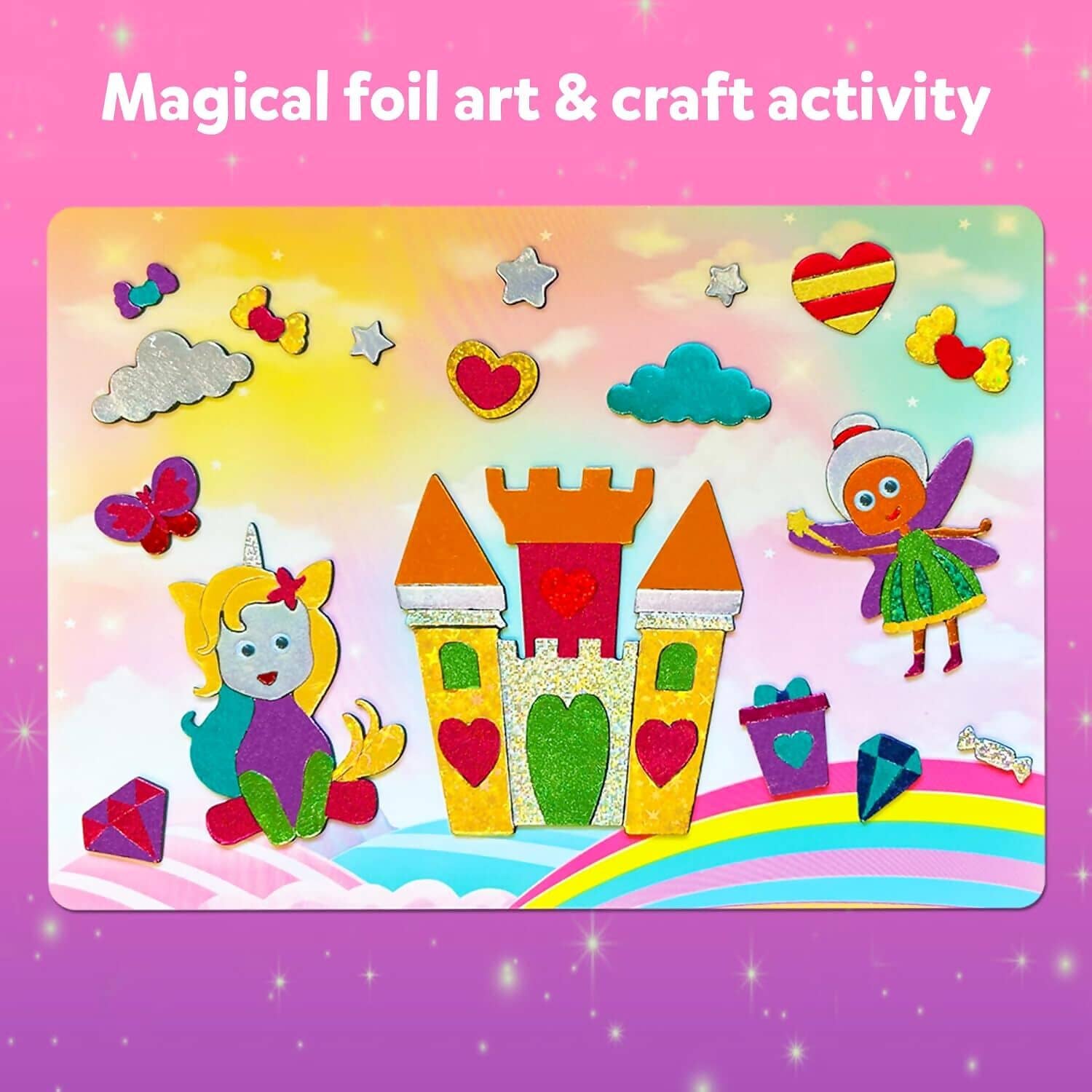 Skillmatics - Foil Fun: Unicorn & Princess No Mess Art Kit - Image 3