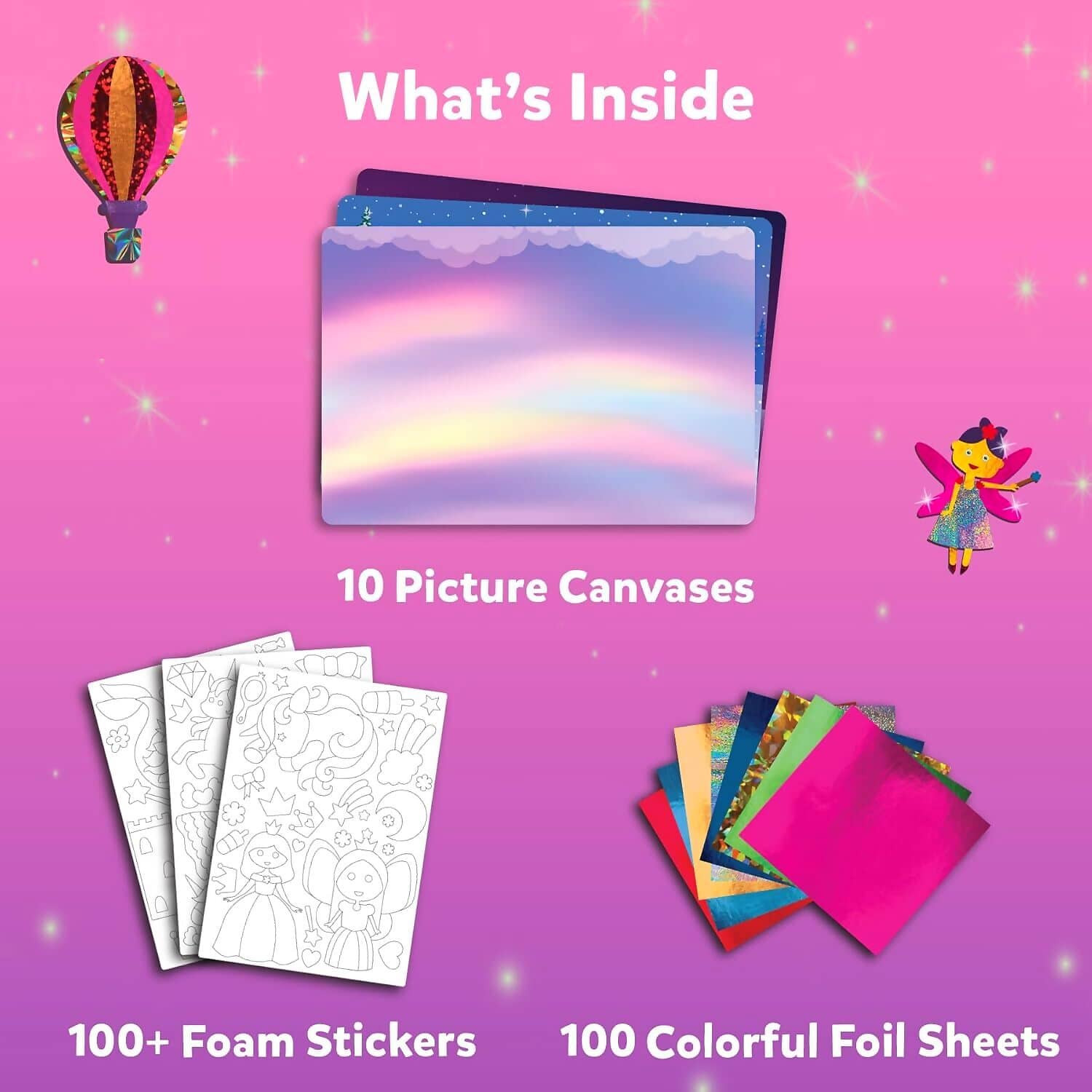 Skillmatics - Foil Fun: Unicorn & Princess No Mess Art Kit - Image 4