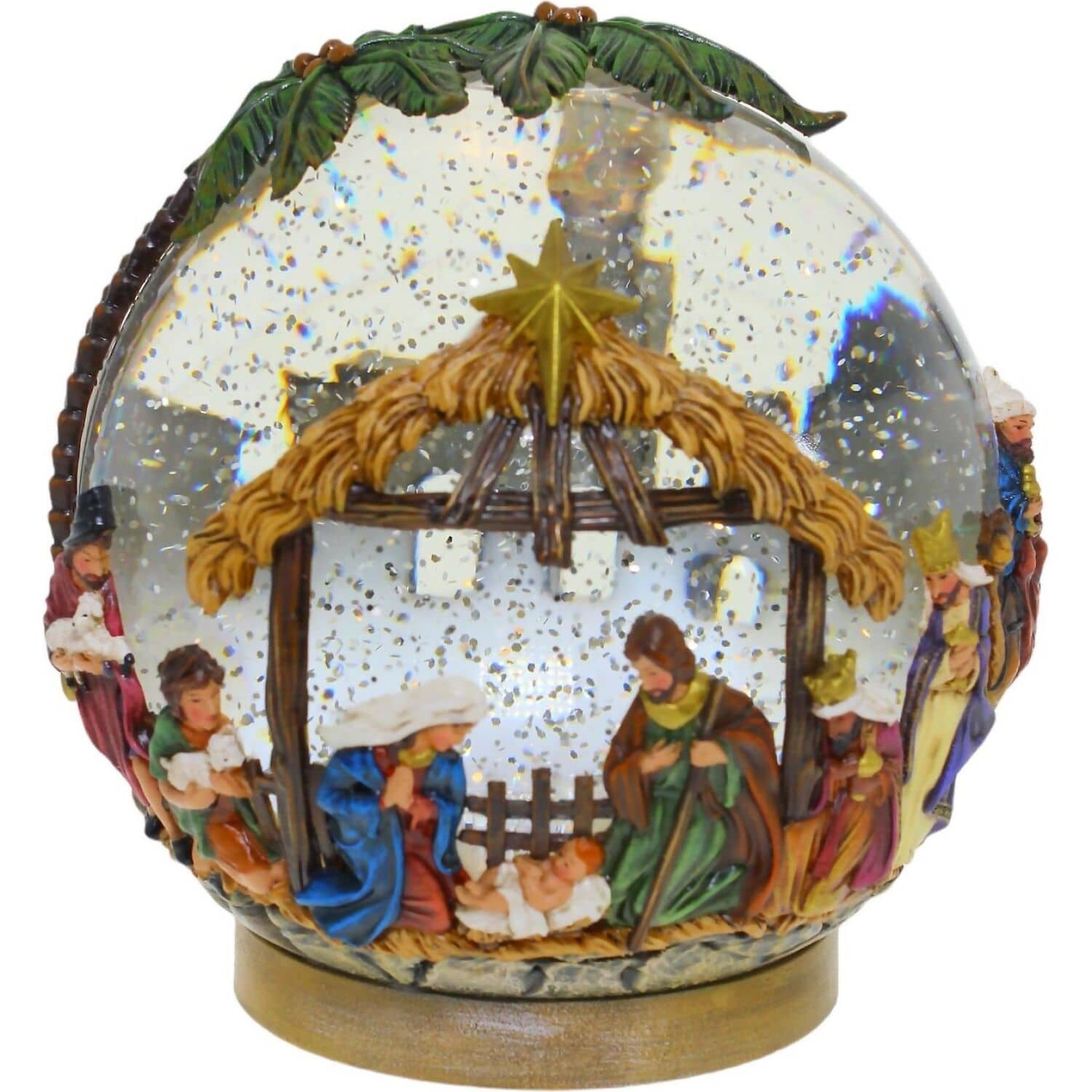 Cotton Candy - Xmas Led Waterball Nativity Scene