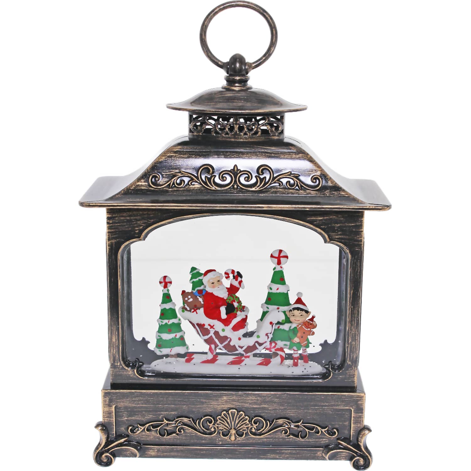 Cotton Candy - Xmas Musical Lantern Santa Sleigh