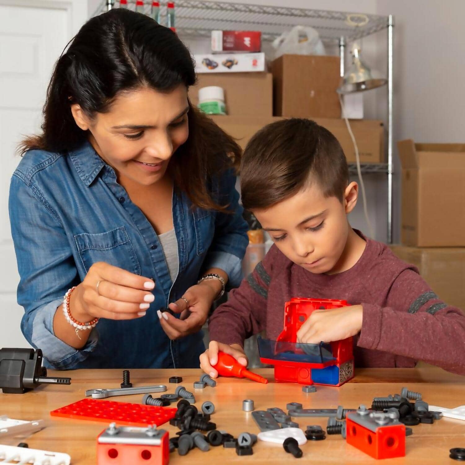 Mecccano Junior - Rescue Fire Truck With Lights And Sounds Model Building Kit - Image 5