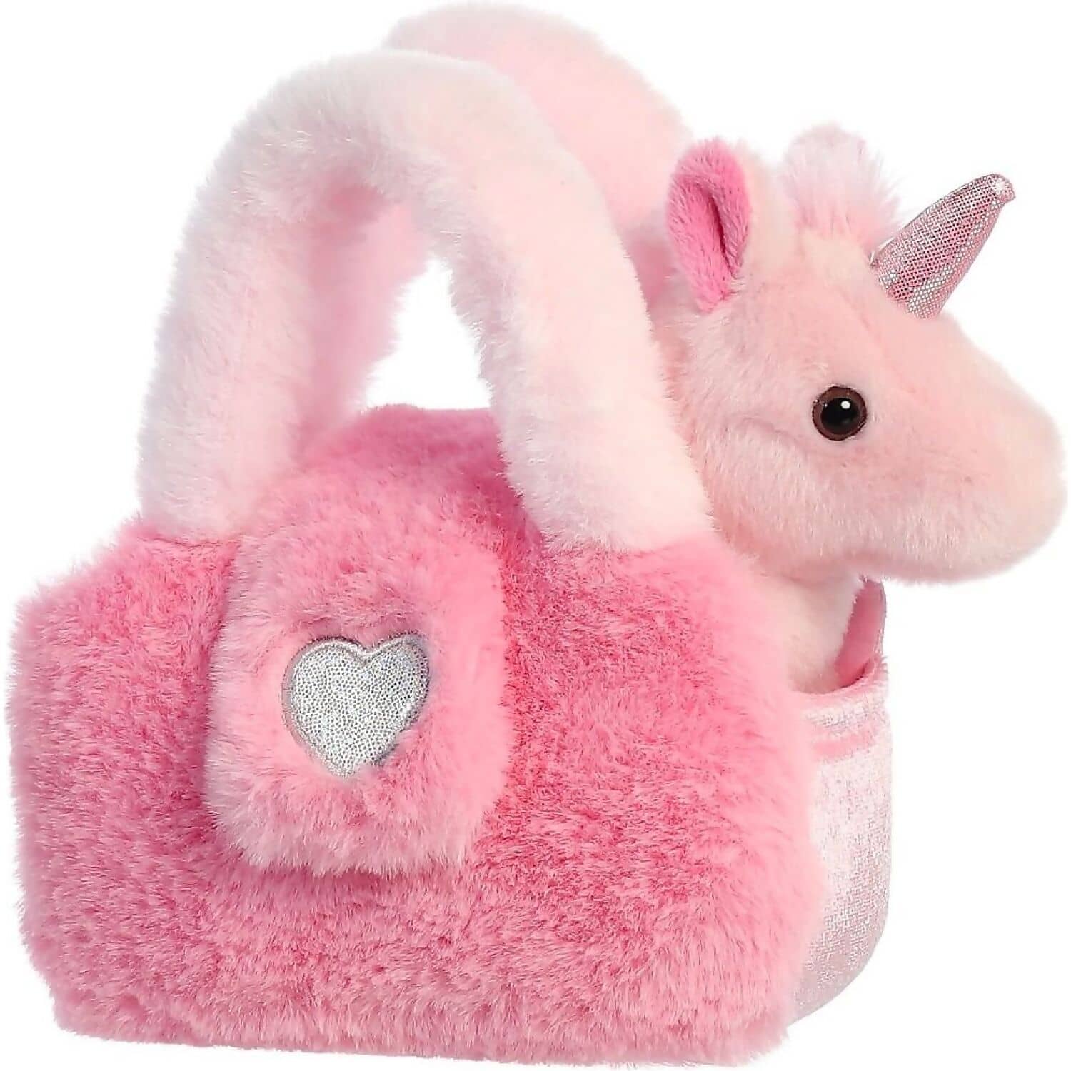 Cotton Candy - Fancy Pals Unicorn With Furry Bag