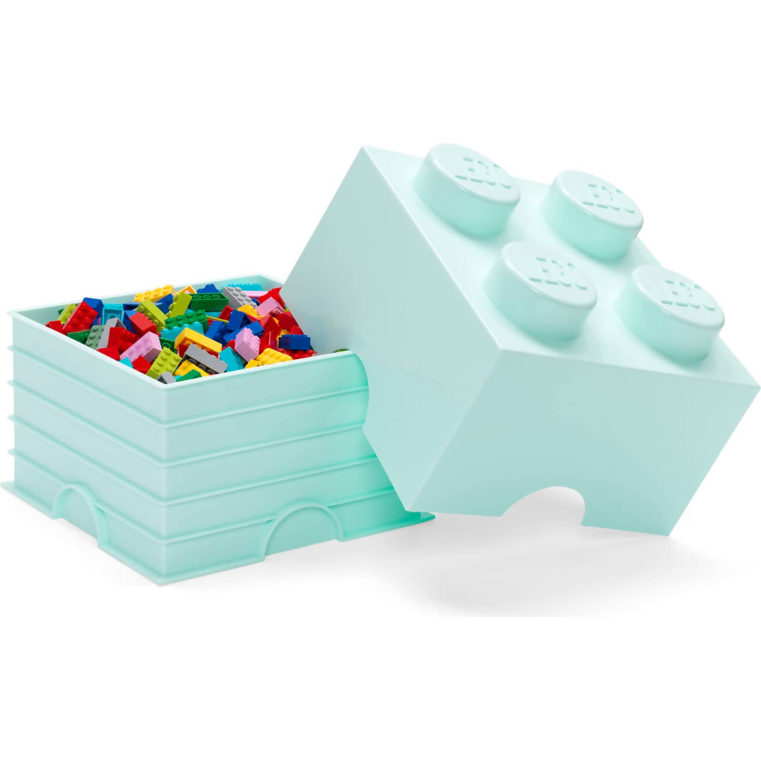 LEGO Storage Brick 4 Studs Aqua - Room Copenhagen - Image 3