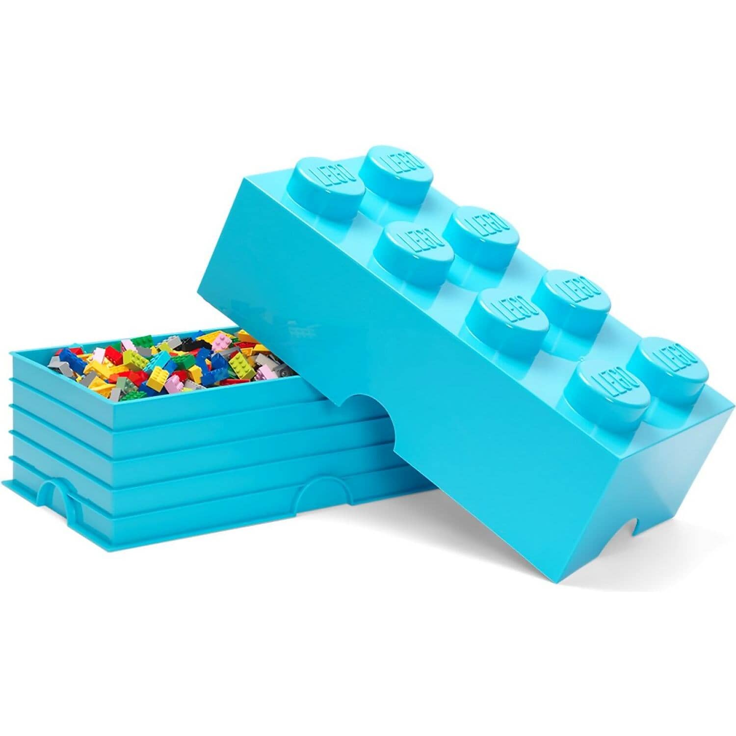 LEGO Storage Brick 8 Studs Azure - Room Copenhagen - Image 3