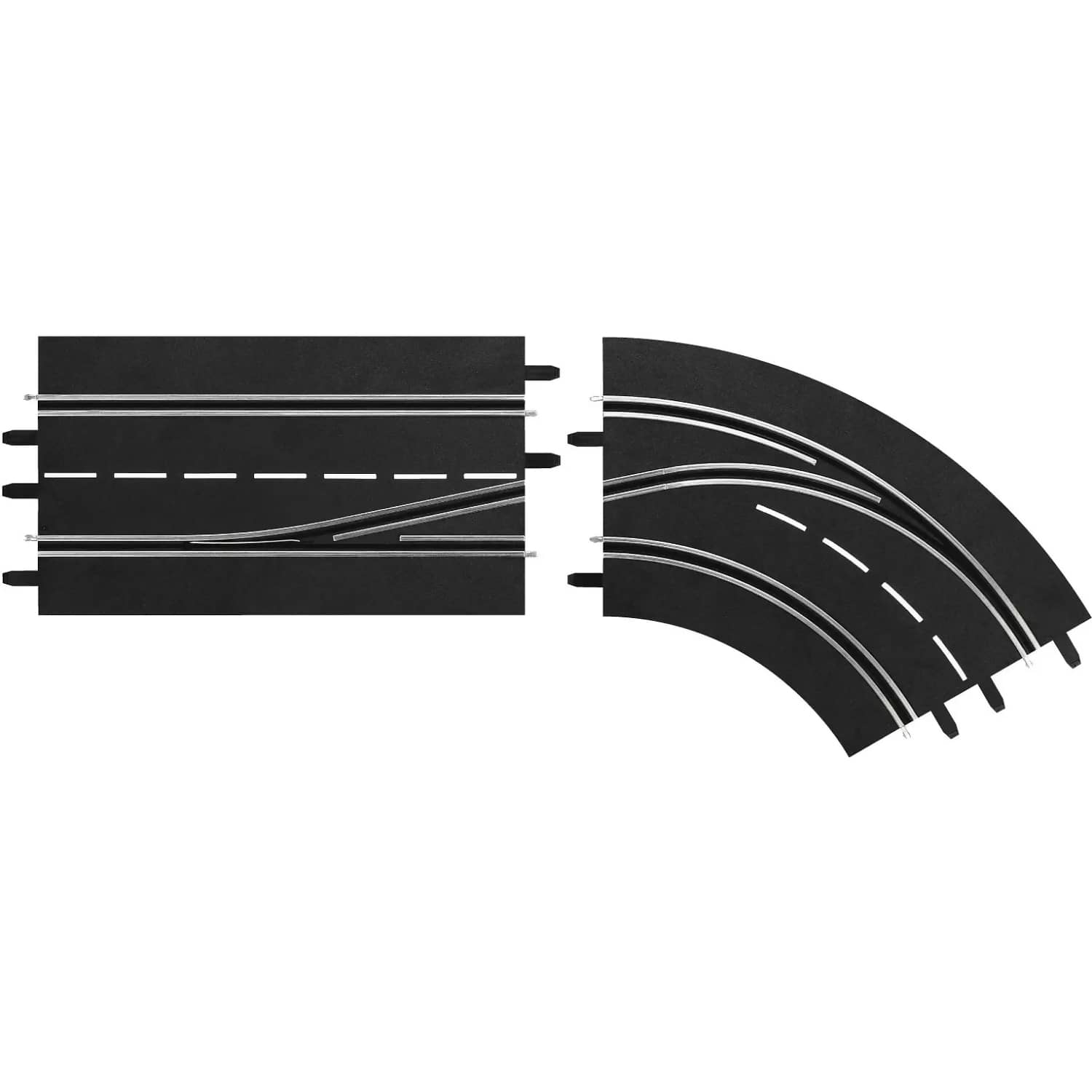 Carrera Digital 1:32 Accessories - Lane Change Curve right in to out - Slot Car Track Accessories Also Suits 1:24