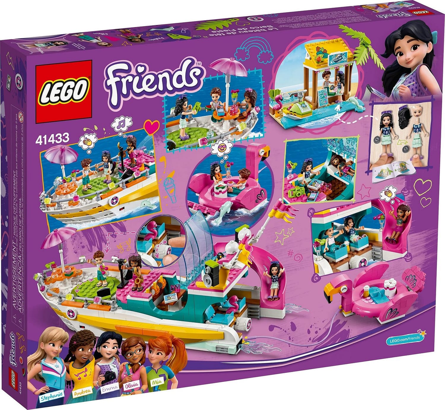 LEGO 41433 Party Boat - Friends - Image 2