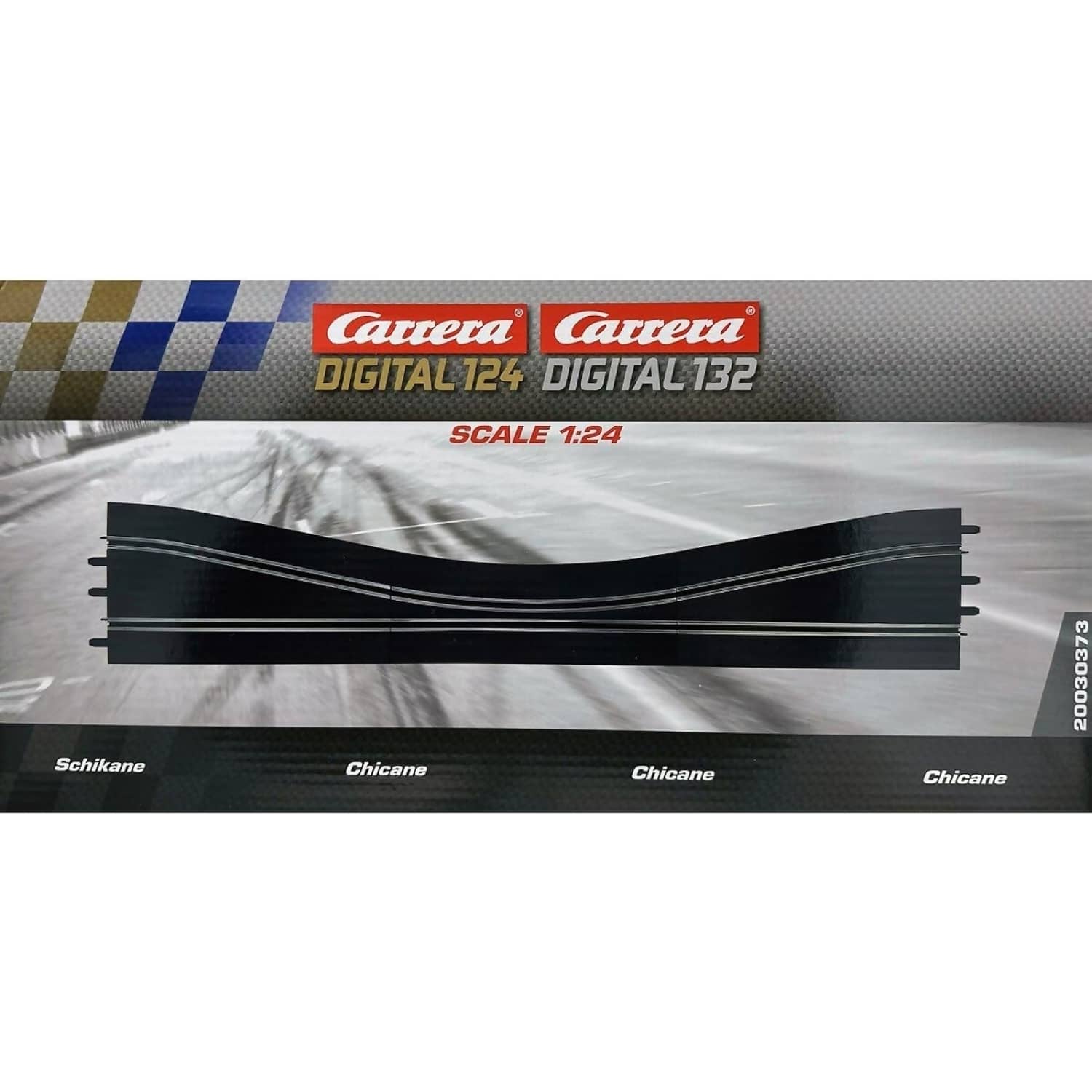 Carrera Digital 1:32 Accessories - Chicane Set with 3 x Track Pieces - Slot Car Track Accessories Also Suits 1:24 - Image 2