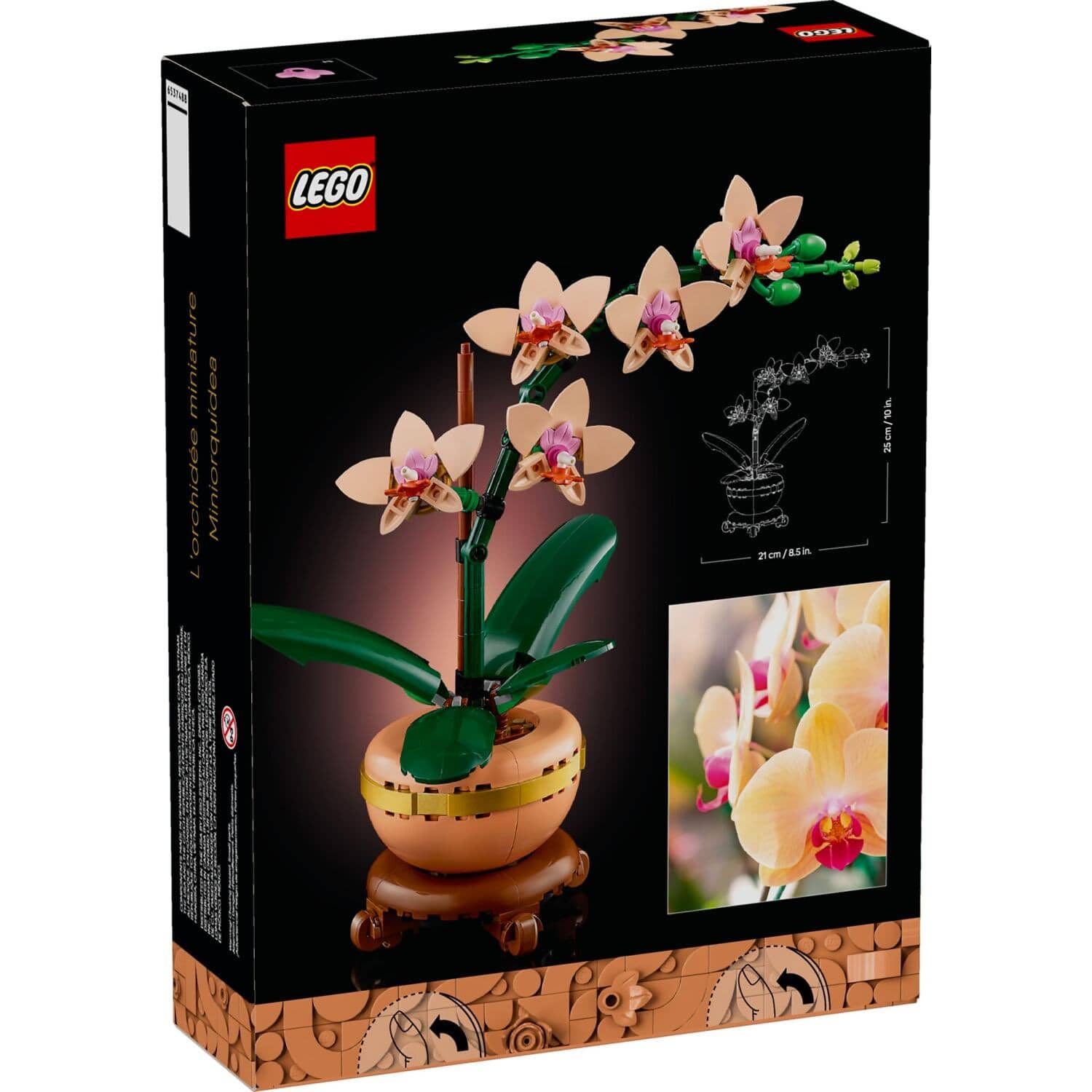 LEGO 10343 Mini Orchid - Botanical Collection - Image 5