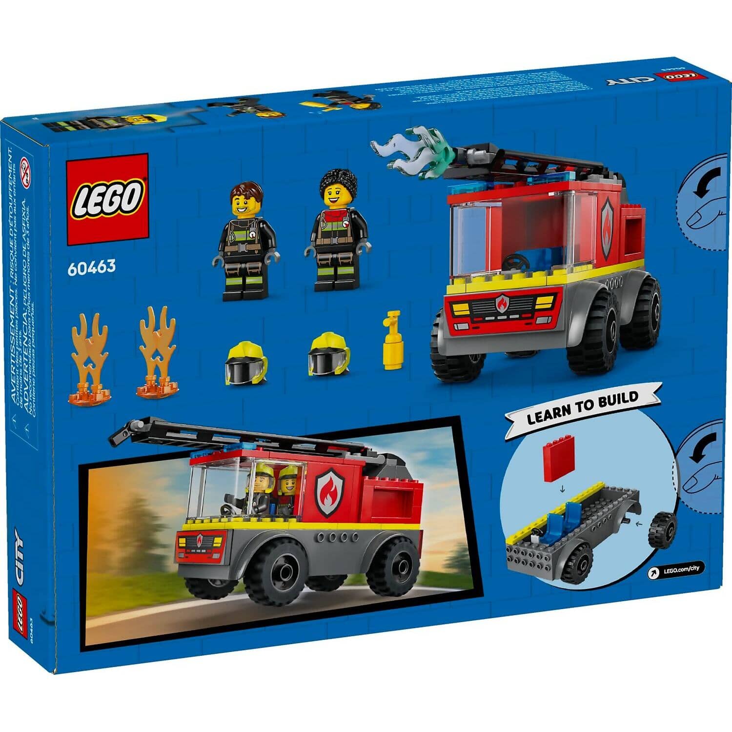 LEGO 60463 Fire Ladder Truck - City 4+ - Image 5