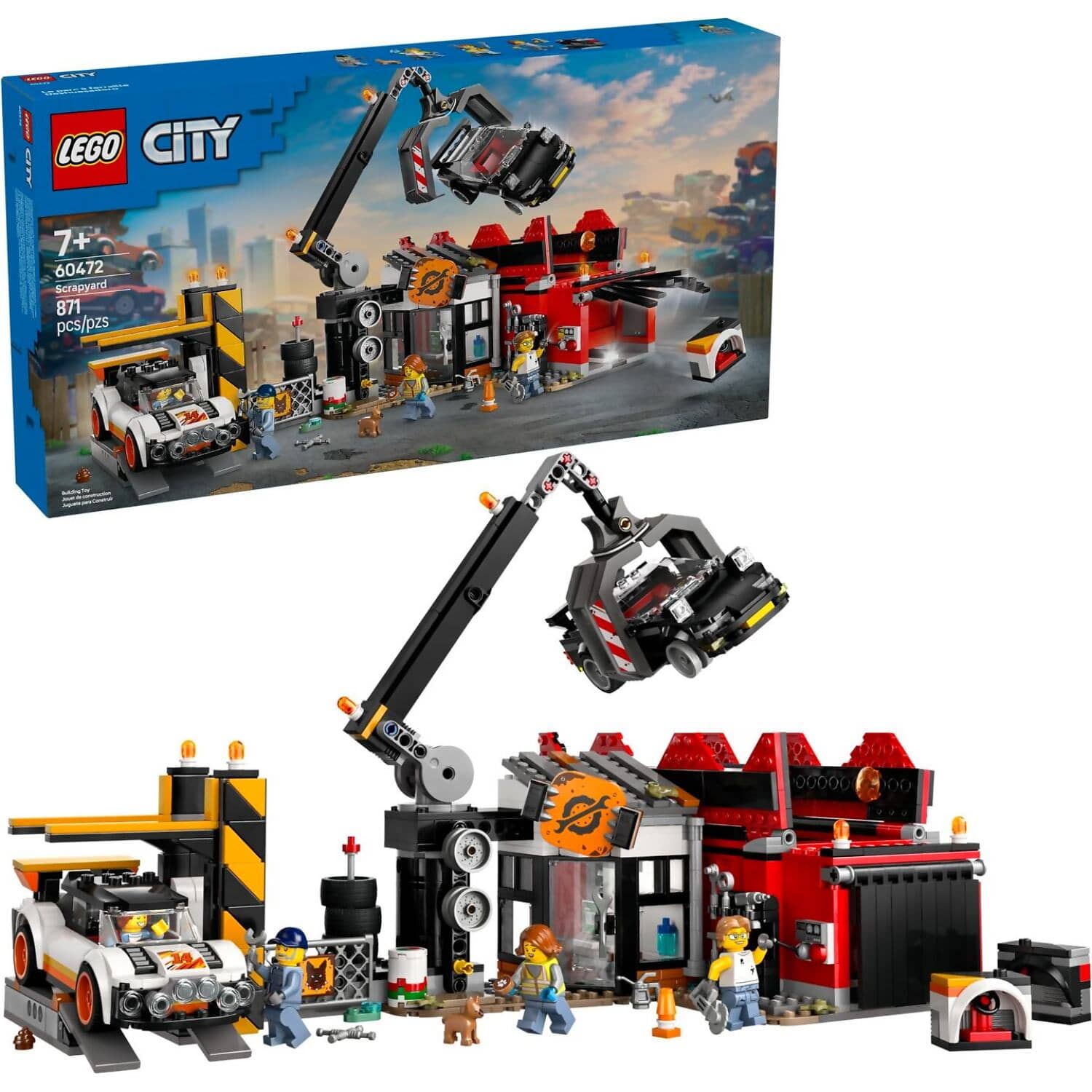 LEGO 60472 Scrapyard With Cars - City