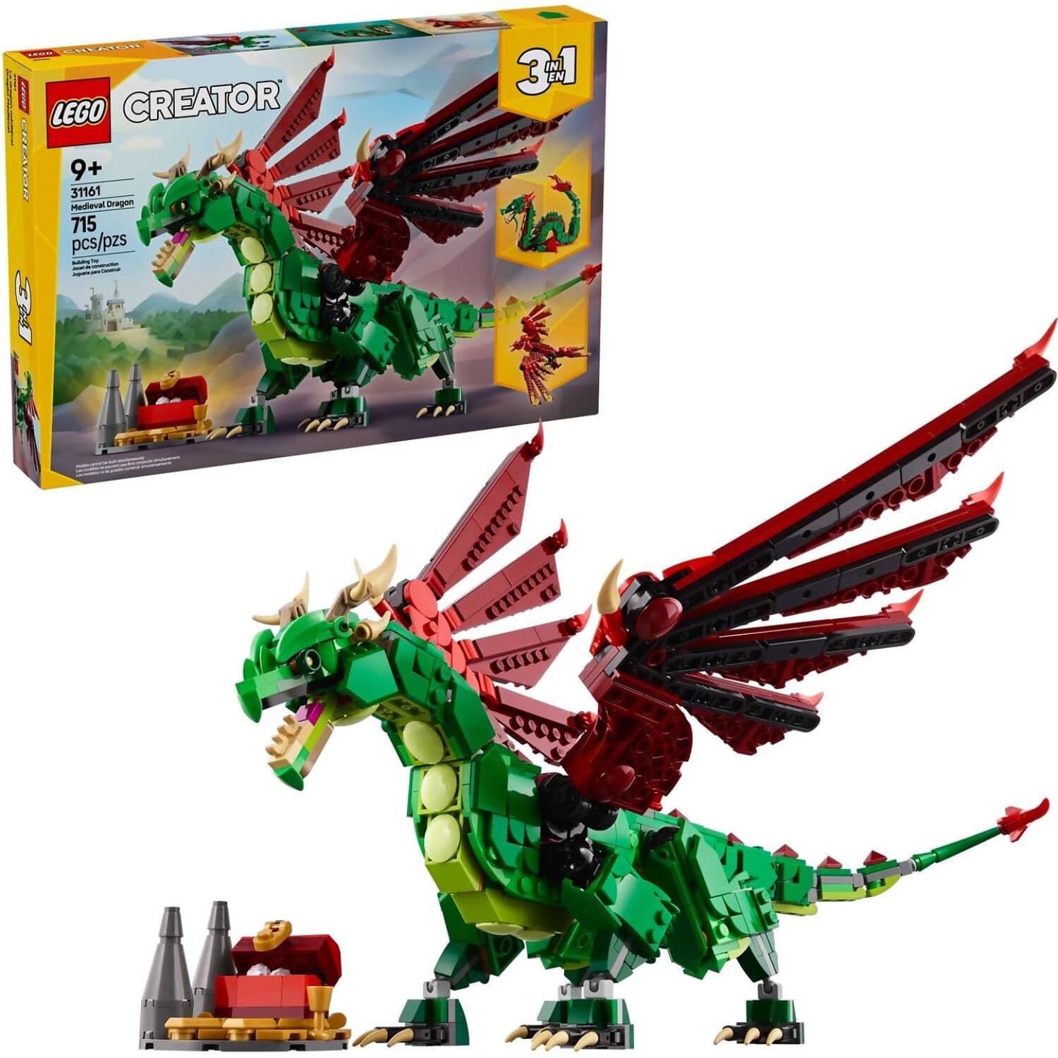 LEGO 31161 Medieval Dragon - LEGO Creator 3-in-1