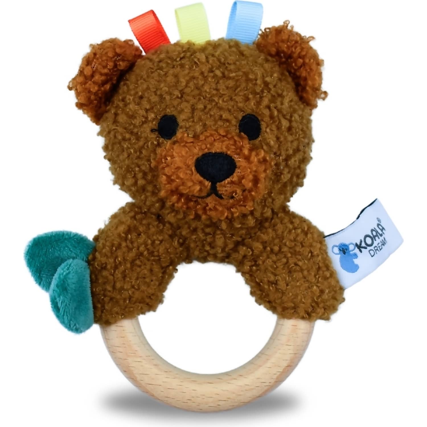 Koala Dream - Snuggle Buddy Maple Bear Wooden Ring Rattle