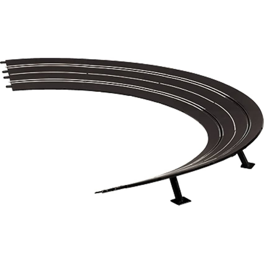 Carrera Digital 1:32 Accessories - High Banked Curve 3/30° (6) 6 x Track Pieces Includes Supports - Slot Car Track Accessories Also Suits 1:24 & Evolution