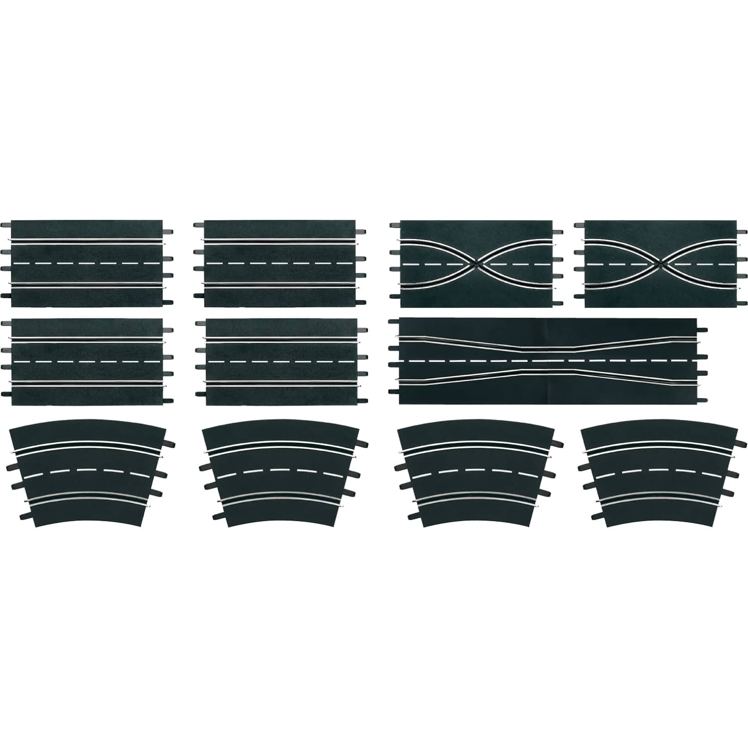 Carrera Digital 1:32 Accessories - Extension Set 3 With 12 x Track Pieces - Slot Car Track Accessories Also Suits 1:24