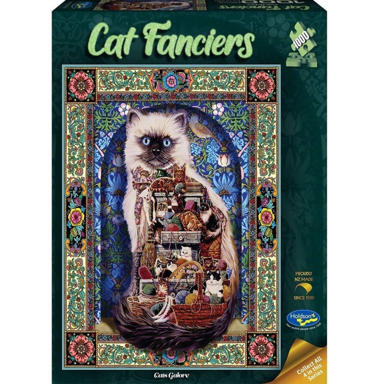 Holdson - Cat Fanciers - Cats Galore - Jigsaw Puzzle 1000 Pieces - Image 2