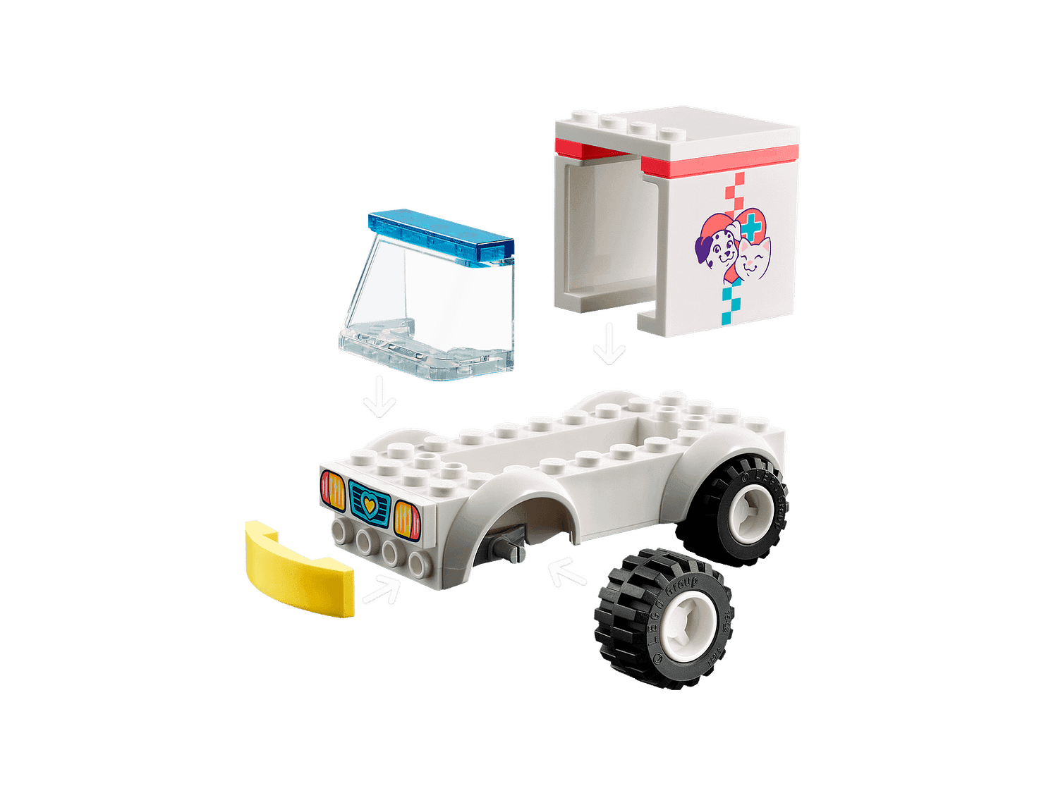 LEGO 41694 Pet Clinic Ambulance - Friends 4+ - Image 3