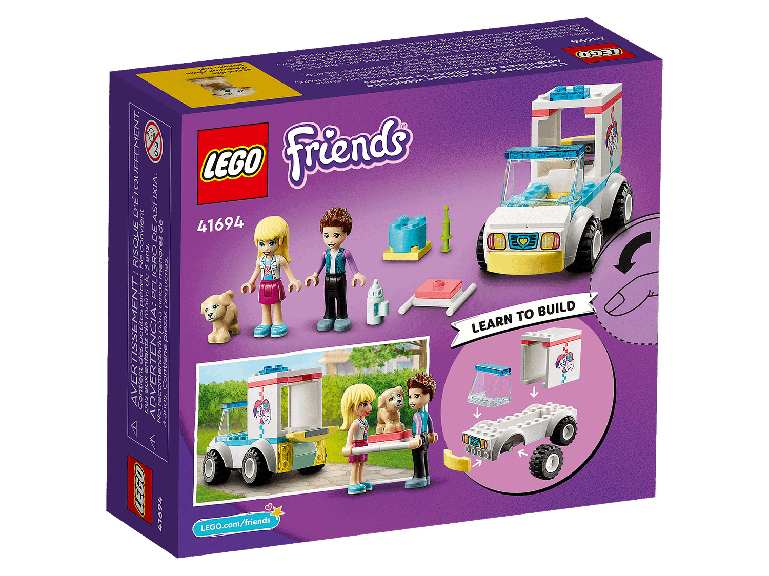 LEGO 41694 Pet Clinic Ambulance - Friends 4+ - Image 4