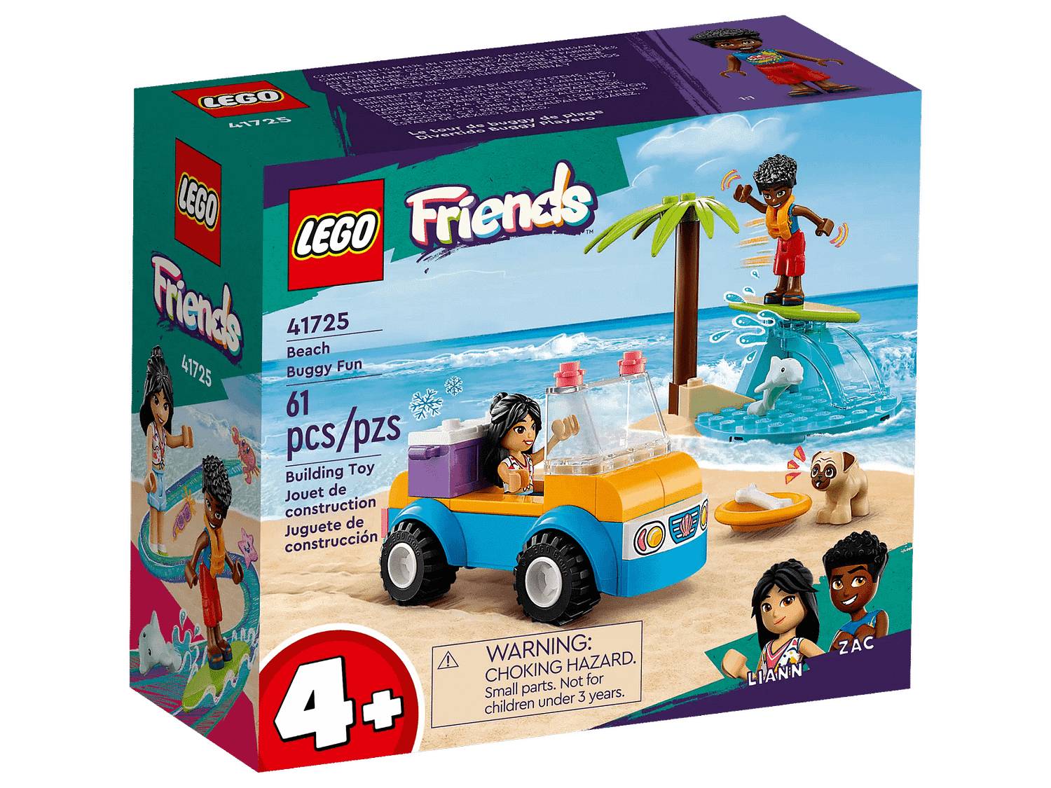 LEGO 41725 Beach Buggy Fun - Friends 4+
