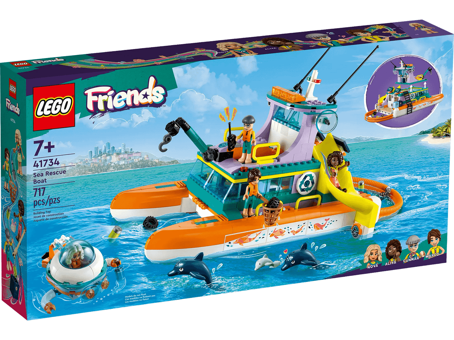 LEGO 41734 Sea Rescue Boat - Friends